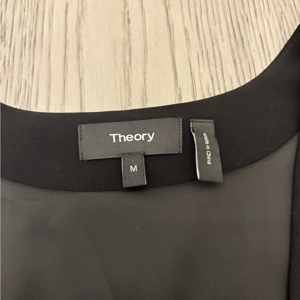Theory Ulyssa Crepe Dress In Black Size M - Picture 7 of 11